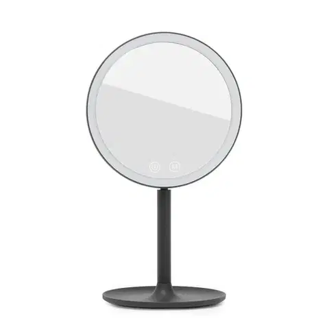 Kosmetické zrcátko SAT sklopné s LED osvětlením černá SATZKLEDC SATZKLEDC