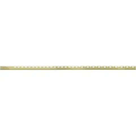 MEXEN Line-B spádová lišta pro sklo 120 cm pravá, zlato 185004120R