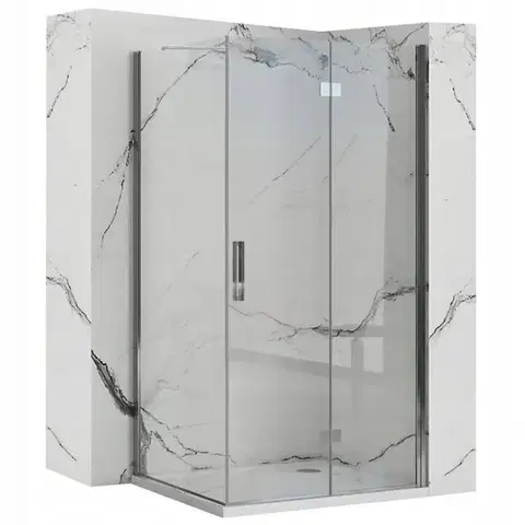 REA/S Sprchová kabina Molier Chrom 100x90 KPL-K0371