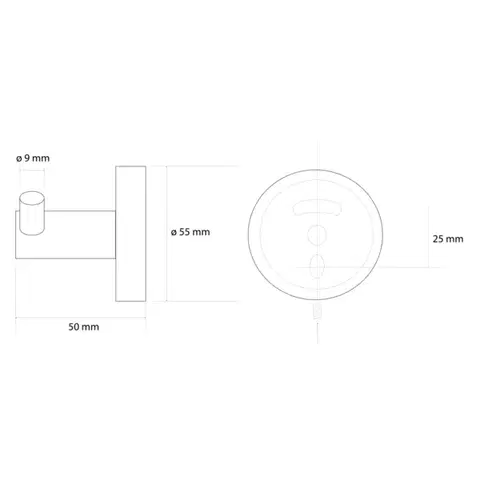 SAPHO X-ROUND GOLD dvojháček, zlato mat XR202GB