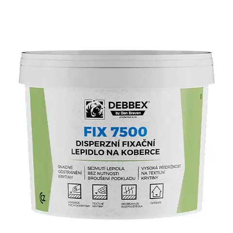 Den Braven Disperzní fixační lepidlo na koberce FIX 7500 10 kg - 10 kg