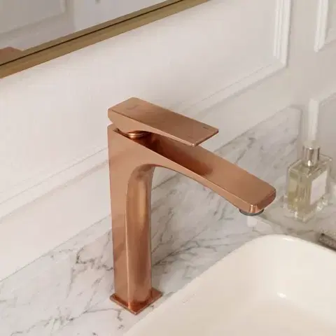 REA Umyvadlová baterie PREMIUM Joe Brush Copper High REA-B8948