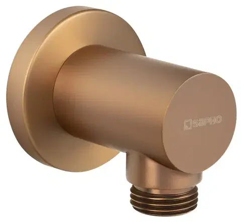 SAPHO Vývod sprchy, kulatý, měď mat 1205-01PG