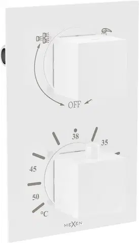 MEXEN Cube termostatická baterie sprcha/vana 2-W výstup 77502-20