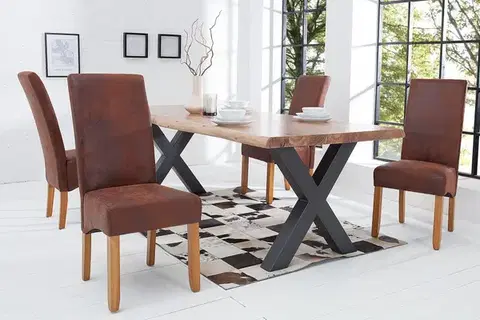 Chesterfield jídelní židle 2 ks DOLON Dekorhome