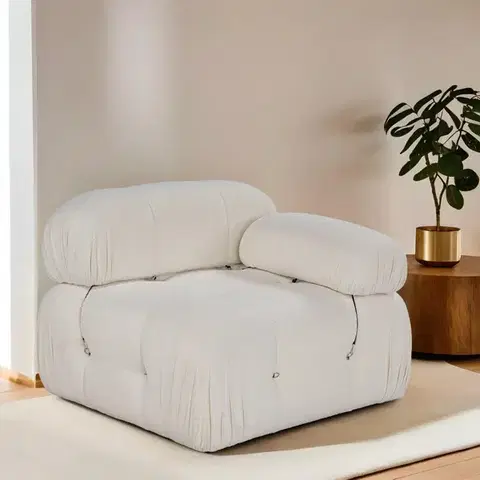 Křeslo / Jednomístná pohovka Bubble 1R - Beige