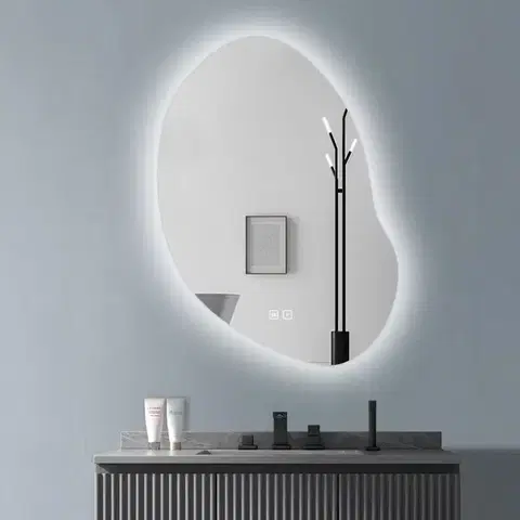 REA Zrcadlo LED 80x60cm CLOUD C HOM-05504