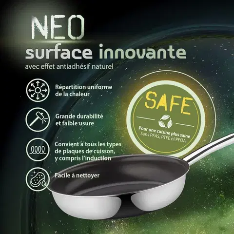 Pánev Ø 24 cm – Orion Expert Neo Multi-Layer Lunasol - 601402