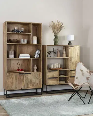 Knihovna Orm 110x35x142cm