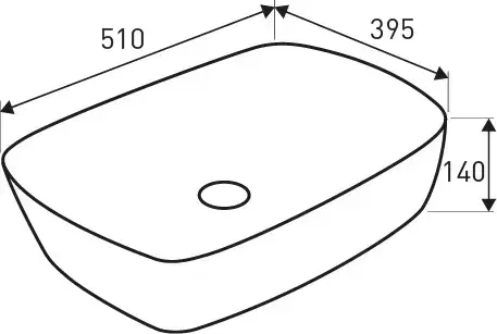 KERRA Umyvadlo vestavěné KR-640 5907548112293