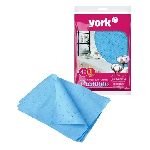 YORK - Utěrka sada 4ks a 1ks Gratis Premium
