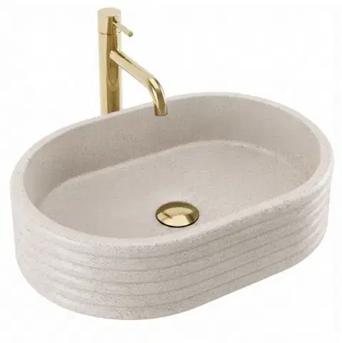 REA Umyvadlo na desku Nicoletta Beige REA-U7346