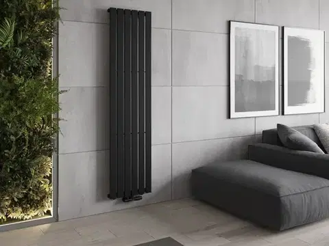 MEXEN Boston otopný žebřík/radiátor 1800 x 452 mm, 888 W, černý W213-1800-452-00-70