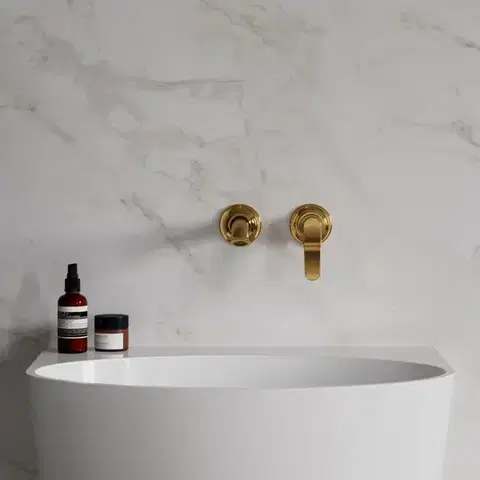 OMNIRES ART DECO umyvadlová baterie  podomítková, zlatá lesk AD5115GL