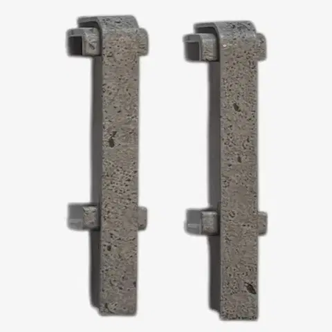 Egibi, Soklová lišta SPC RIGID Nice grey 2 m, kout vnitřní 2 ks, šedá