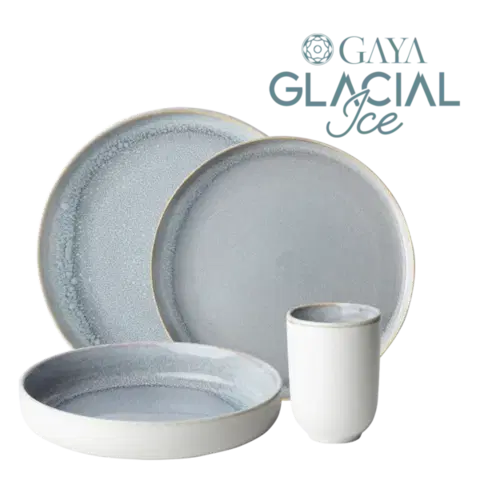 Porcelánový set 16 ks – Gaya Atelier Glacial Ice - 453149
