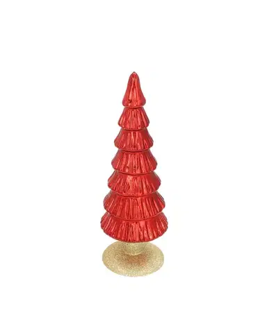 Dekorace Red Christmas Tree 36cm