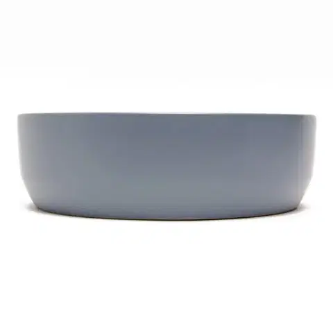 Umyvadlo na desku SAT Infinitio 39x39 cm tmavě modrá mat bez otvoru pro baterii, bez přepadu SATINF3939DBLM SATINF3939DBLM