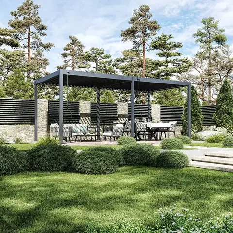 Bioklimatická pergola ECO 6x3 m Rojaplast
