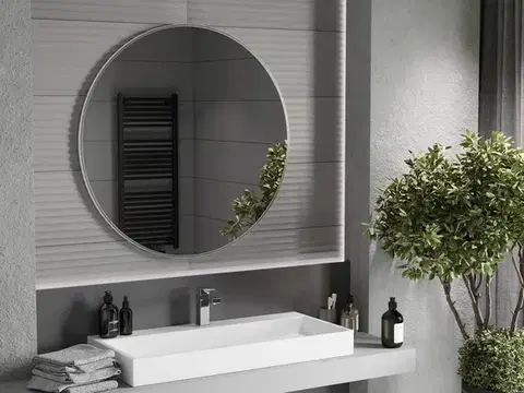 MEXEN Loft zrcadlo 100, nerezový rám 9850-100-100-000-10