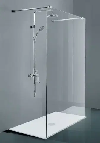 HOPA Walk-in sprchový kout CALA Barva rámu Chrom/Leštěný hliník (ALU), Rozměr A 120, Rozměr C 195, Směr zavírání Univerzální Levé / Pravé, Výplň Čiré bezpečnostní sklo 8 mm BCCALA12CC