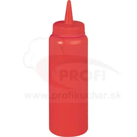 Nádoba na omáčky HENDI 0,7 l, červená