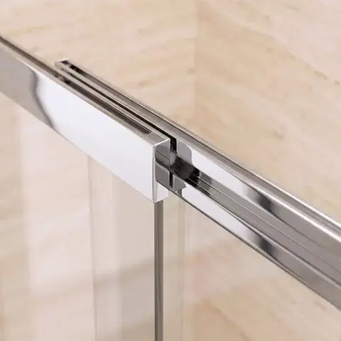 REA Vanová zástěna posuvná Dario Chrome  120 REA-W7886
