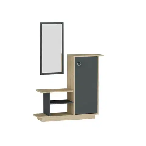 Předsíňová sestava Asia Oak and Anthracite