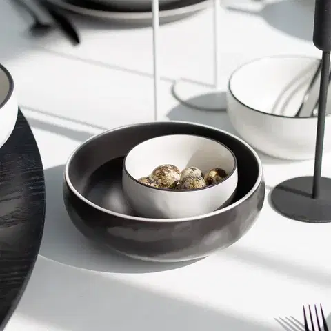 Miska 19,3 cm — Elements Yin &amp; Yang black - 493405