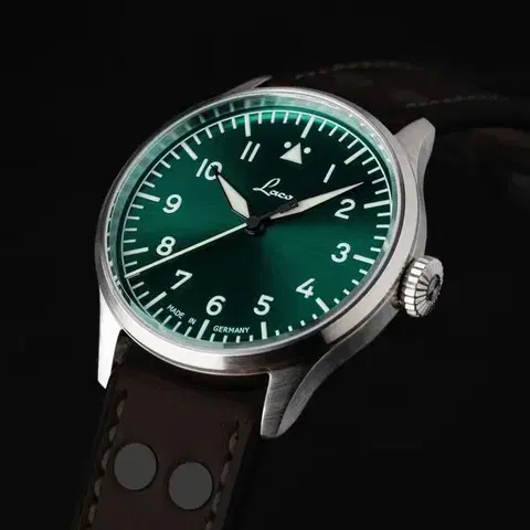 Laco Flieger Stuttgart Pro Grün 43 Automatic