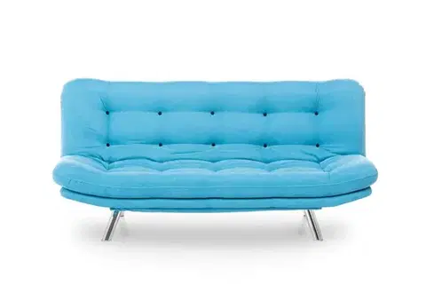 Trojmístná rozkládací pohovka Misa Sofabed - Turquoise