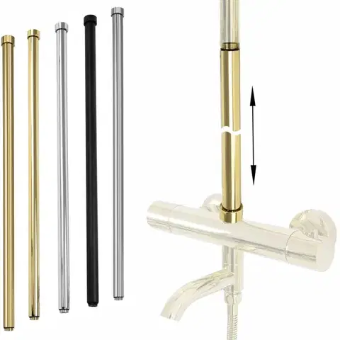 REA Prodlužovací adaptér pro vanový/ sprchový set kartáčované zlato 60cm REA-K6652