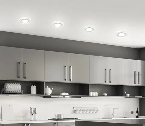Stříbrné LED stropní svítidlo 6500K SSP-29