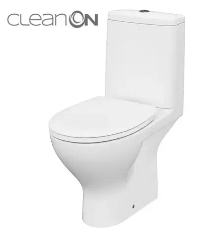 CERSANIT WC KOMBI MODUO 43 cm 673 011 3/5 CLEAN ON, SEDÁTKO DUROPLAST-SOFT CLOSE K116-035