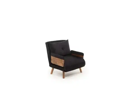 Rozkládací křeslo Cosmo Single - Black