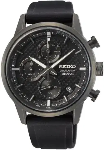 Seiko Quartz Titanium Chronograph SSB393P1