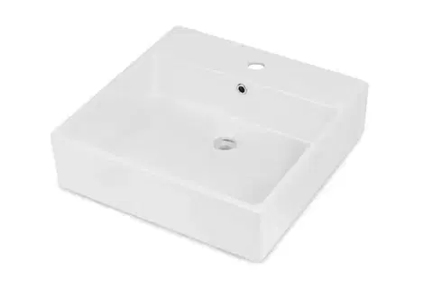 DEANTE Temisto bílá Keramické umyvadlo na desku 50x50 cm CDT_6U5S