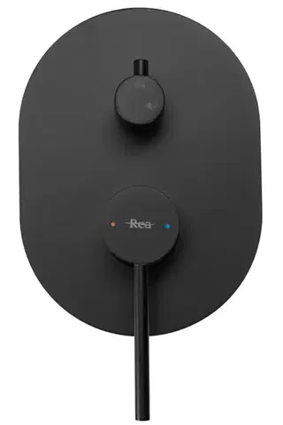 REA Podomítkový sprchový set OVAL černá BOX REA-P8467