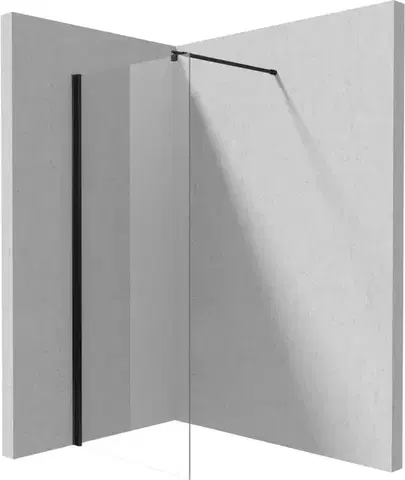 DEANTE Kerria plus černá Sprchová stěna / walk in, systém Kerria Plus, 80 cm KTS_N38P