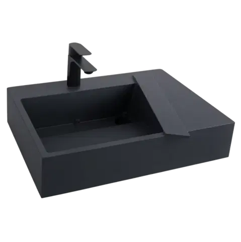 REA Umyvadlo  Archi 90 CM Grey MATT na desku konglomerát REA-U4304