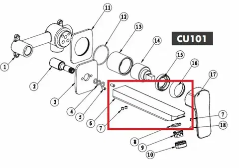 Náhradní díl Optima NDCU1016 NDCU1016