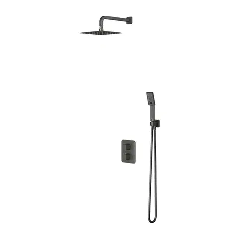 OMNIRES PARMA termostatický podomítkový sprchový systém grafit /GR/ SYSPM11GR