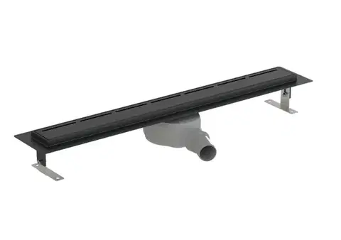 Sprchový žlab SAT 85 cm nerez černý ZLAB90NRZBL ZLAB90NRZBL