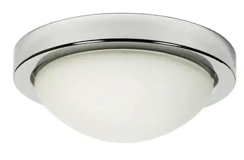 Stropní lampa chrom/bílá 32cm 2xE27 Roda