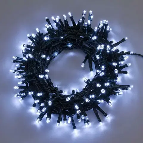Xmas King XmasKing LED řetěz 12,8m 320 LED 31V venkovní, 8 programů studená bílá