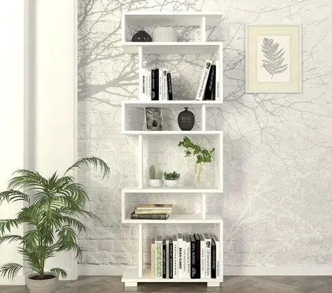 Knihovna Blok - White