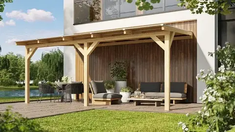 Dřevěná zahradní pergola 672 Weka
