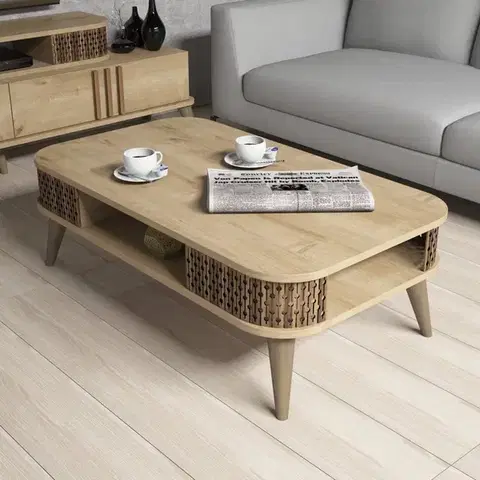 Living Room Furniture Set Eylül - Oak