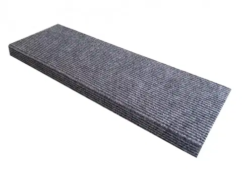 Vopi Nášlapy na schody Quick step šedý obdélník, samolepící - 24x65 obdélník (rozměr včetně ohybu)