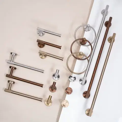 REA Koupelnový věšák 6610a Modern Brush Copper REA-98013